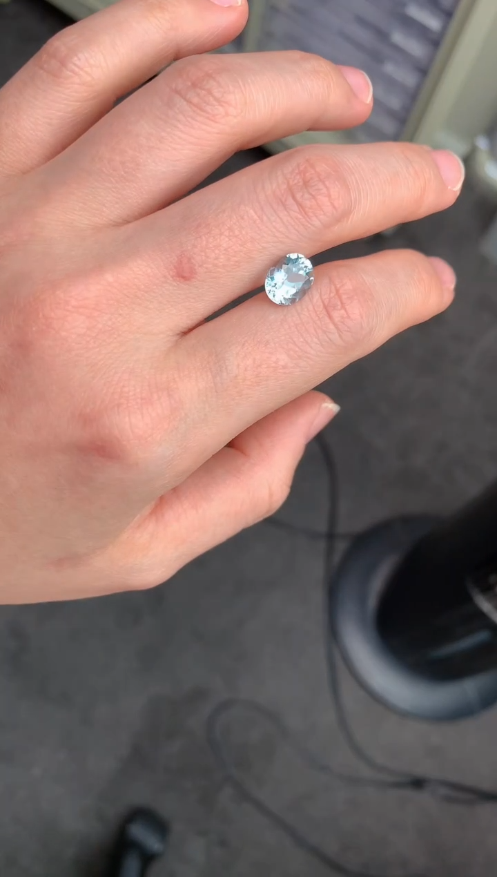 【闪购商品】海蓝宝石裸石未镶嵌2.1ct海蓝宝