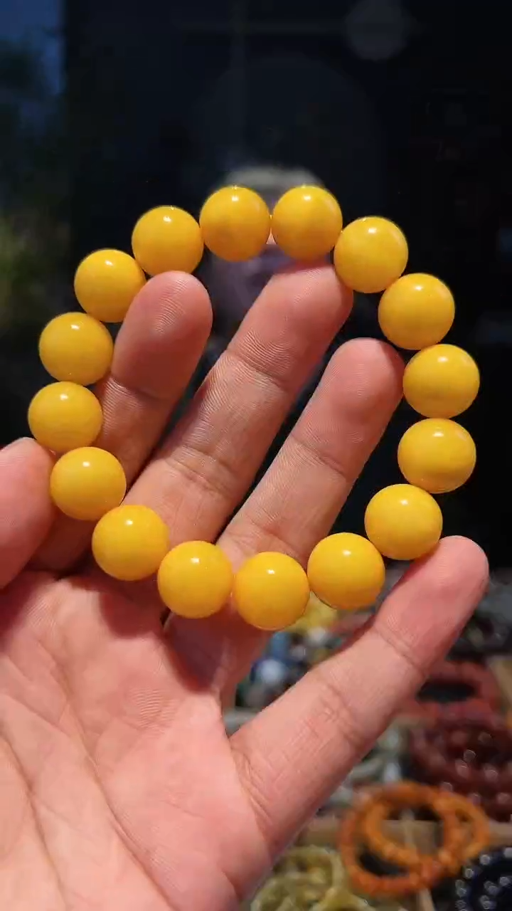 【闪购商品】蜜蜡手串未镶嵌14+单圈