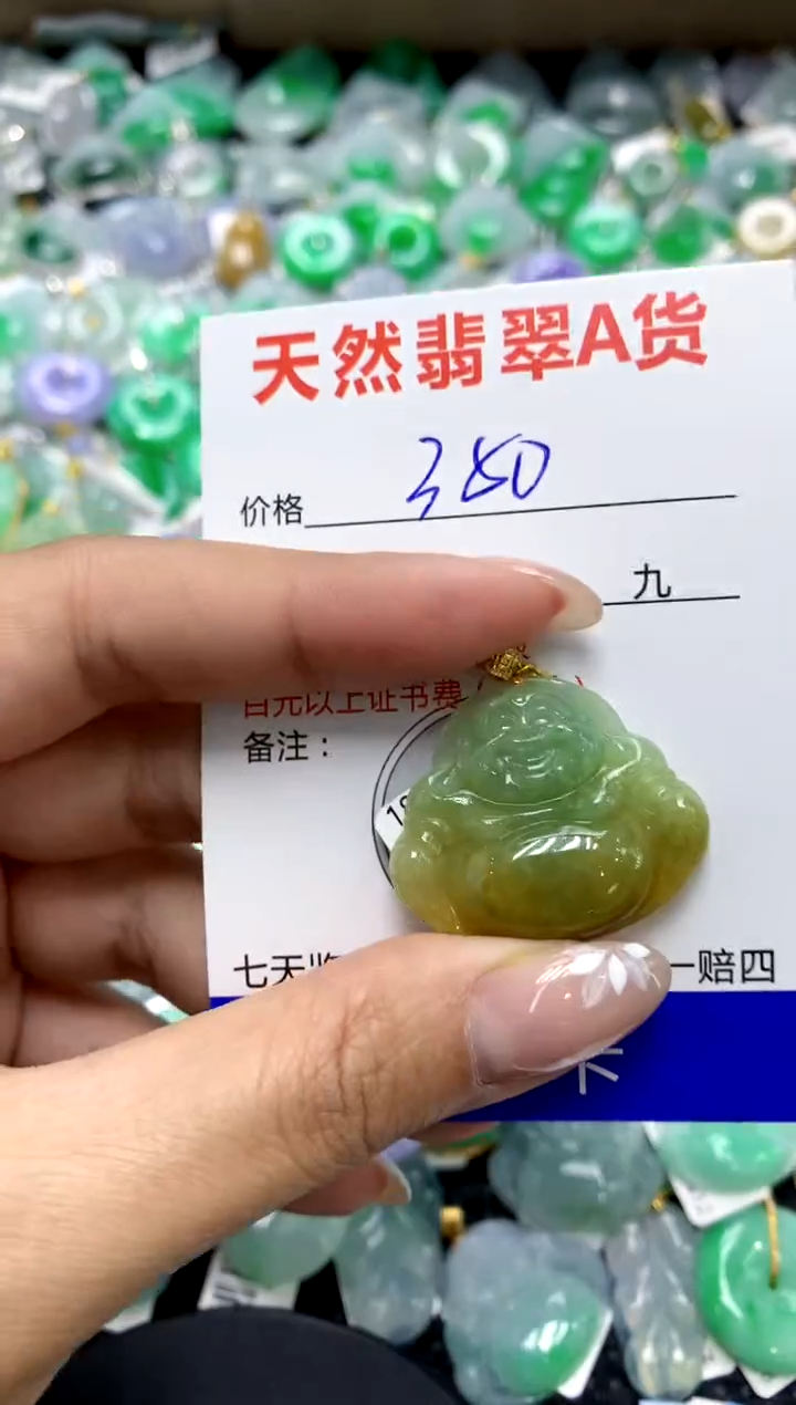 【闪购商品】翡翠颈饰18K金镶嵌111111111111111111
