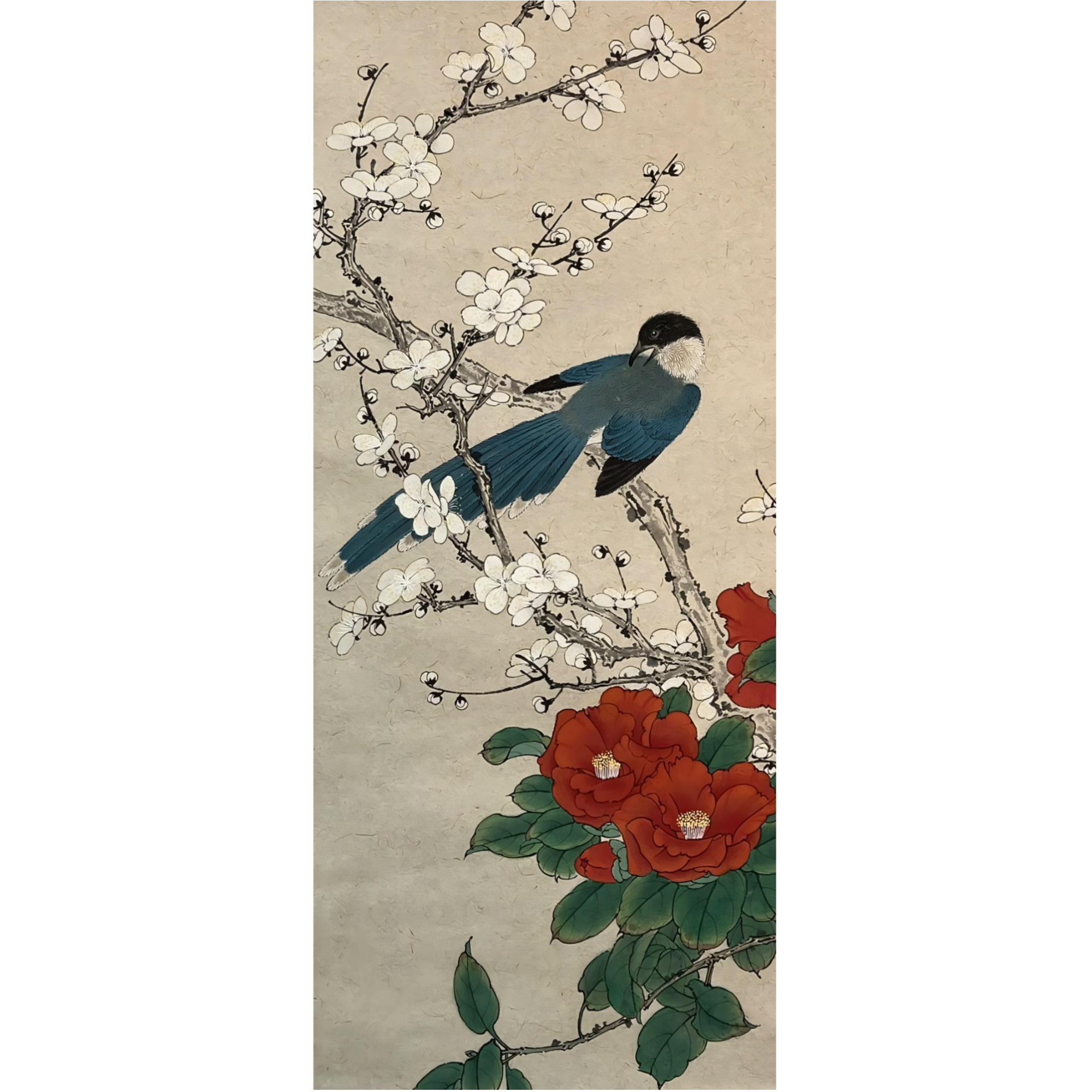 【辽拍】V240226-2-03《花鸟》（1.8平尺）纸本镜片 yy29w