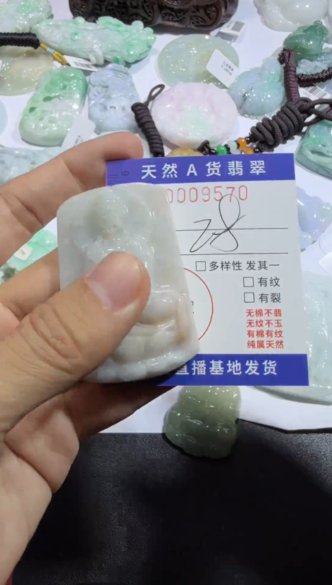 【闪购商品】翡翠颈饰未镶嵌00009570