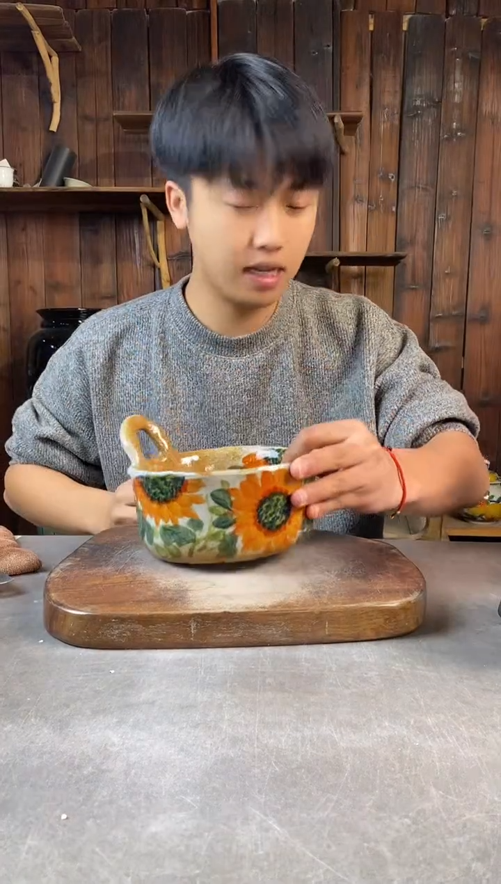 碗030瑕 ，手工手绘，超值陶瓷
