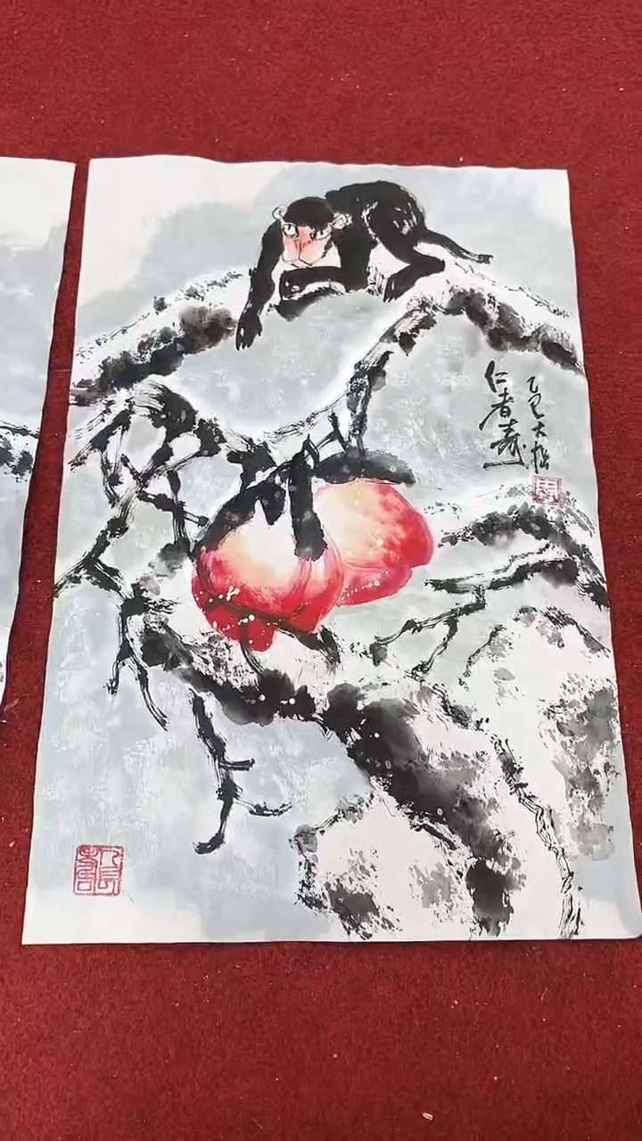 国画周大拙/国画/花鸟