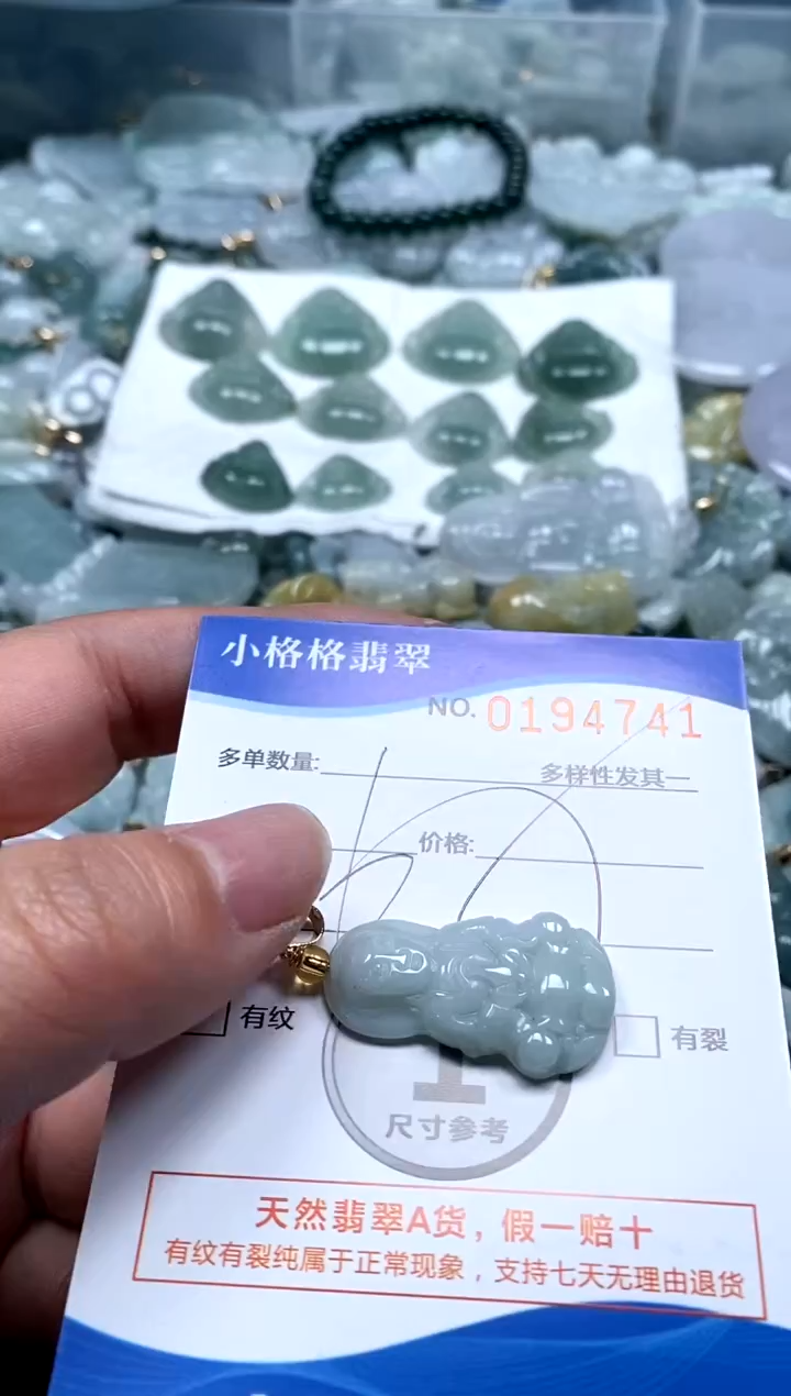 【闪购商品】翡翠颈饰未镶嵌闪购商品0194741