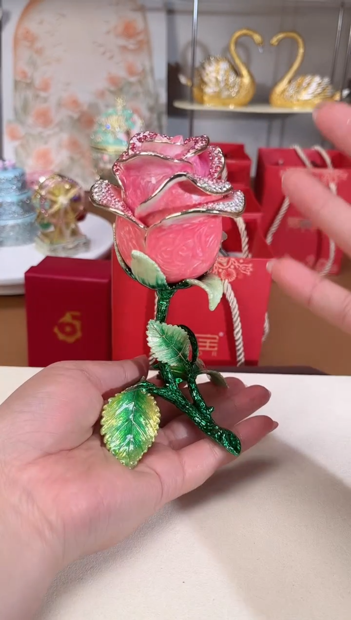 【闪购商品】易尚宝珐琅彩首饰盒