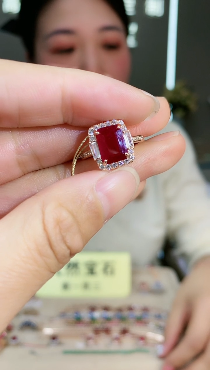 【闪购商品】红宝石手饰银S925镶嵌手饰