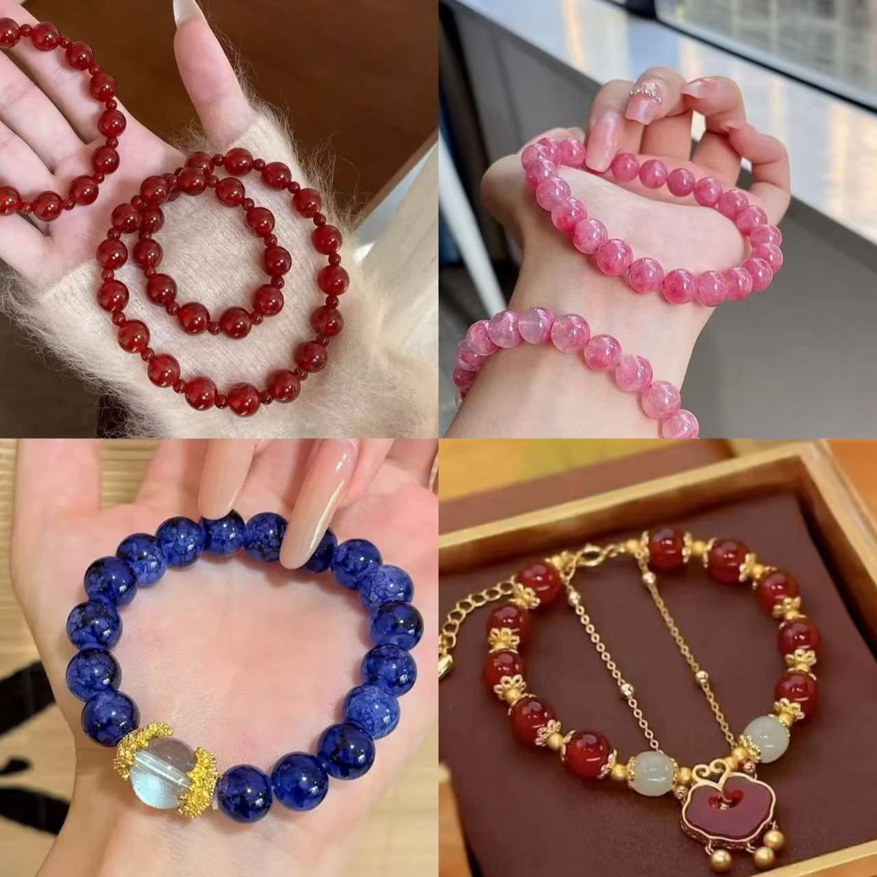 合金琉璃手链 琉璃手串（10拆选8条、16拆选13条、21拆选18）