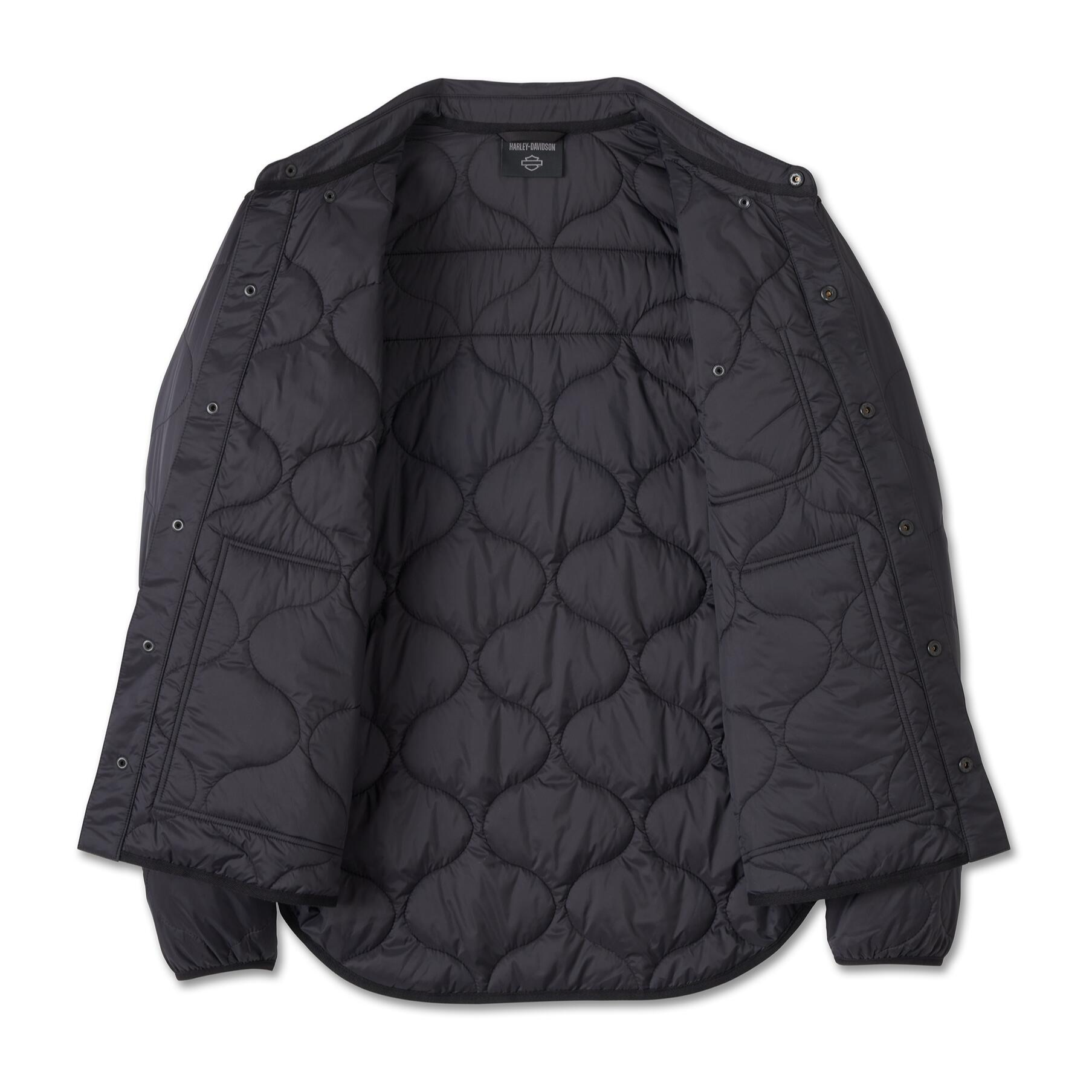 97105-25VM黑色薄棉服