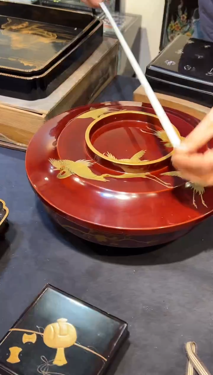 高肉金莳绘 大盖钵