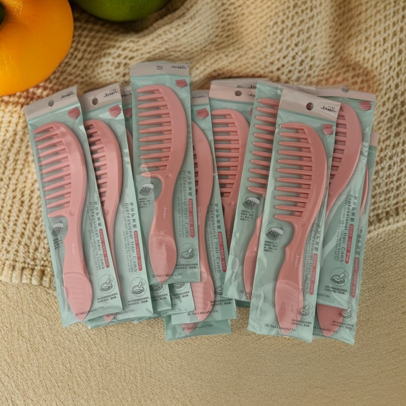 美发梳子塑料蓬发器插刘海梳乱发造型烫发梳刘海宽齿大齿梳蓬松梳