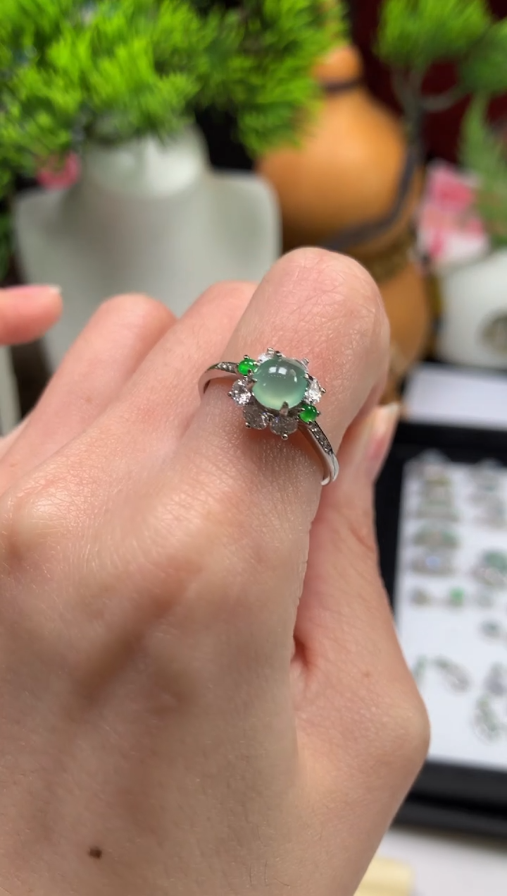 未镶嵌戒指翡翠?***夭---118944