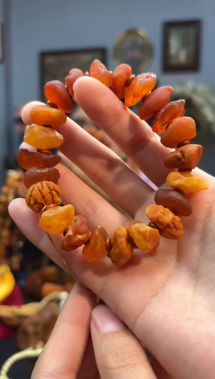 手串琥珀未镶嵌手串