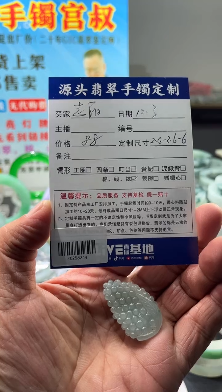 颈饰未镶嵌翡翠志*/20258244