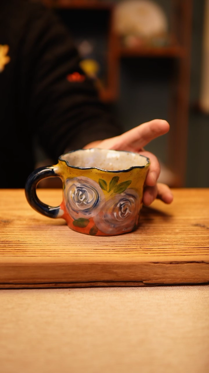 【闪购商品】@@陶园瓷舍@@纯手工手绘@高温釉下彩