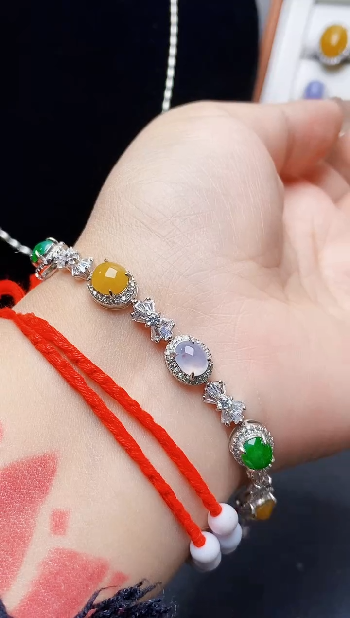 银S925镶嵌戒指翡翠1443