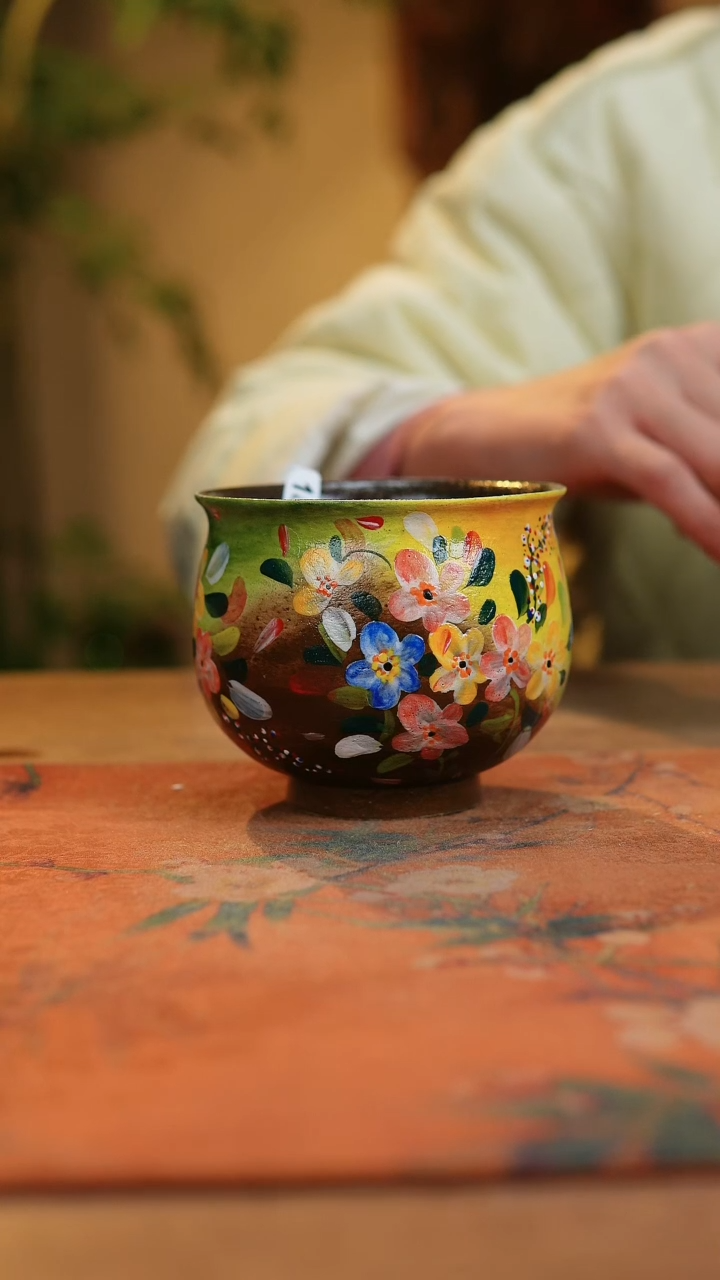 【闪购商品】瓷片1882景德镇手工手绘釉下彩高温瓷