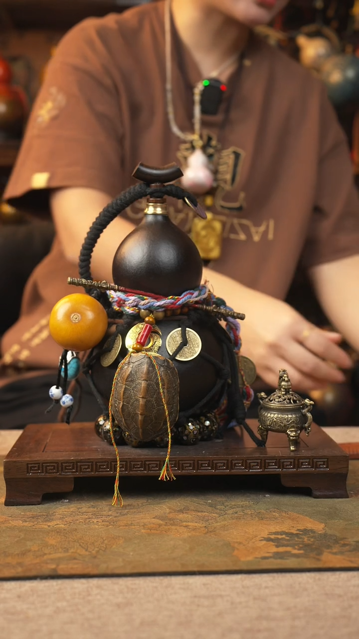 173大漆一物一拍记葫堂出品【不带手串】