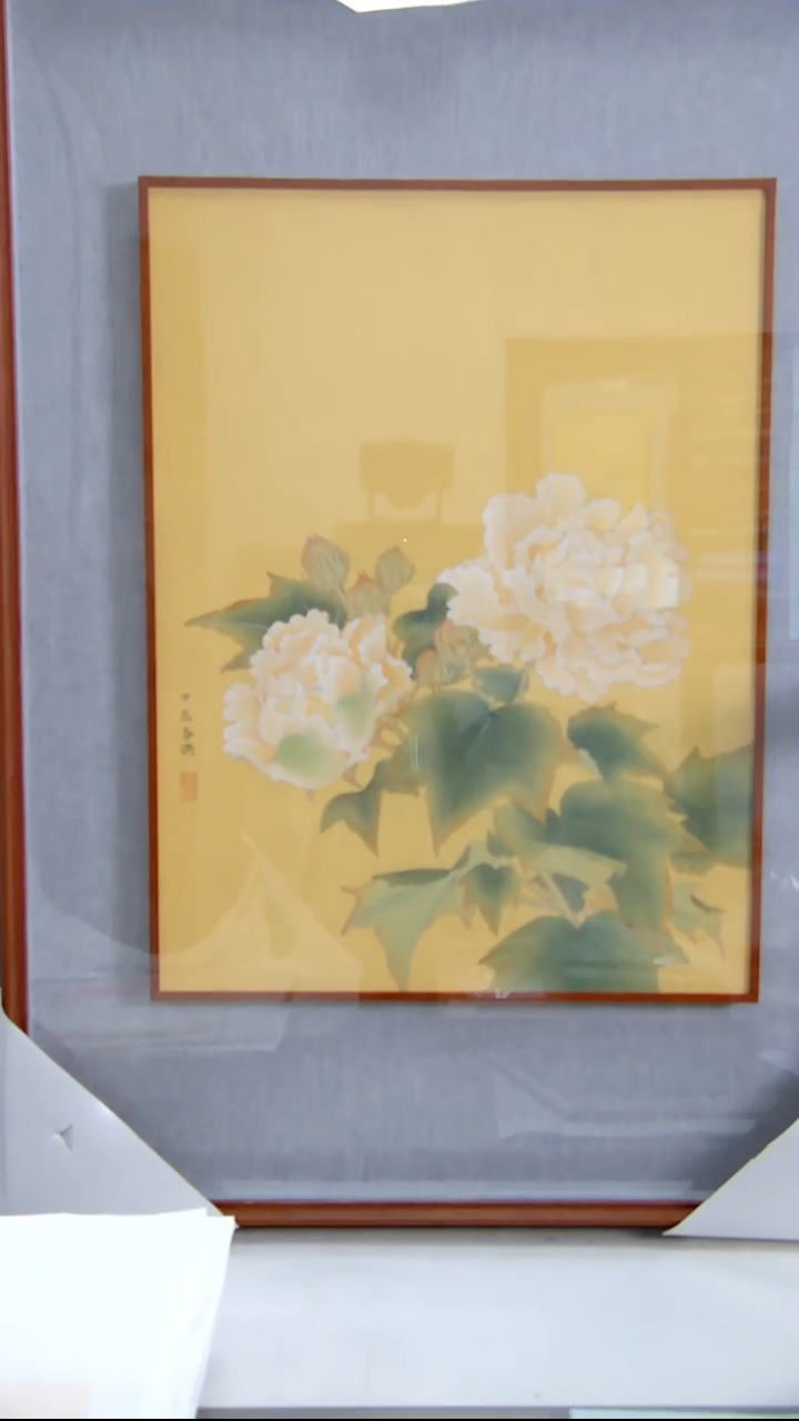 【闪购商品】国画史吾兴《牡丹花》装裱76*54