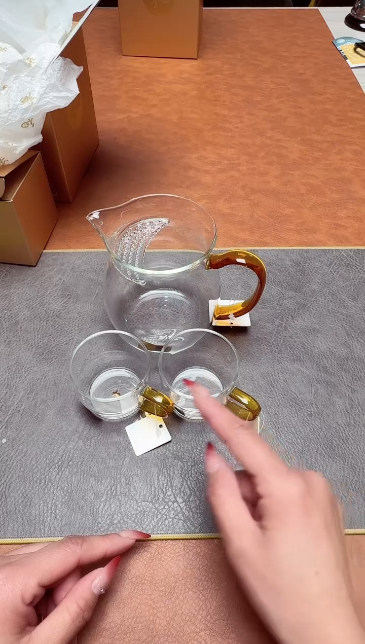 【闪购商品】禾器观禄煮茶器琥珀色+清尚杯琥珀