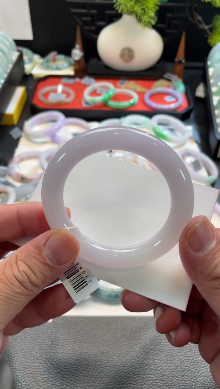 未镶嵌手镯翡翠139号链接 52.5圆条