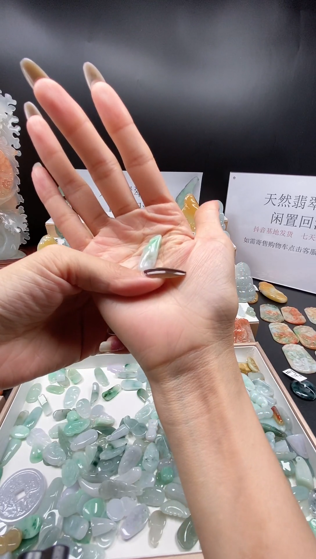 翡翠未镶嵌颈饰吊坠64