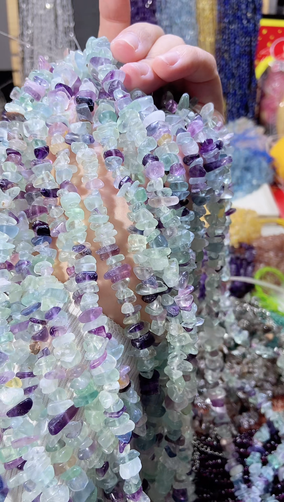 未镶嵌珠宝半成品水晶浅萤