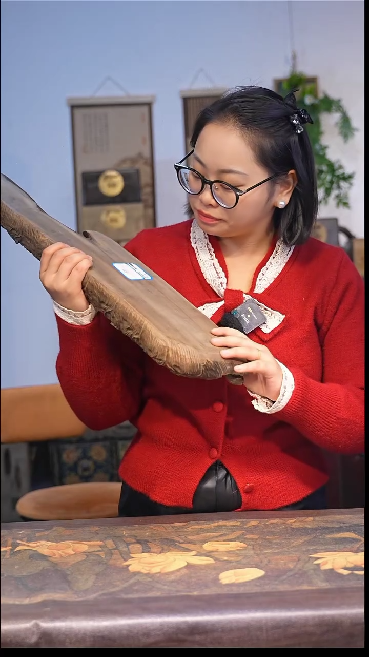 金丝楠小叶金丝茶盘【3】