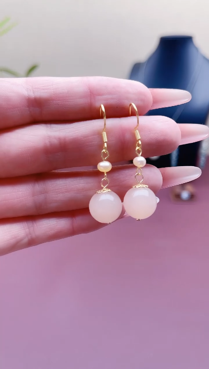 未镶嵌耳饰淡水珍珠660