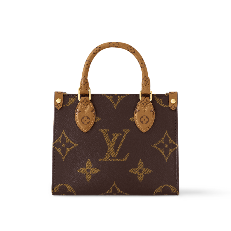 未使用 LouisVuitton/路易威登 onthego系列 BB号 老花托特包 