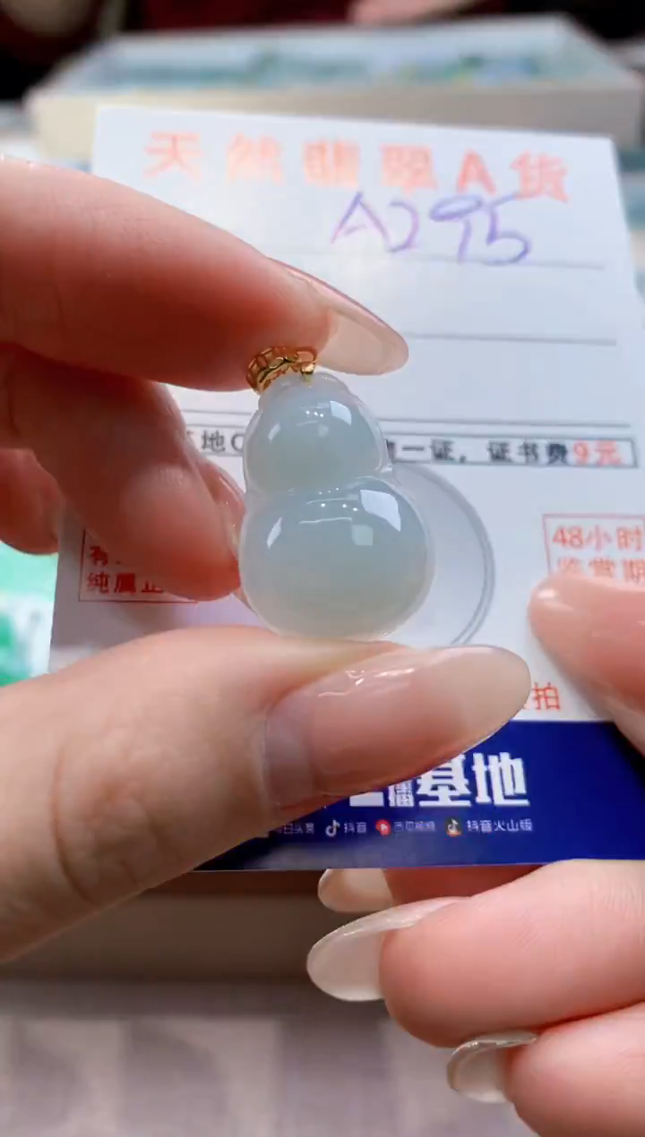 颈饰未镶嵌翡翠天然翡翠挂件