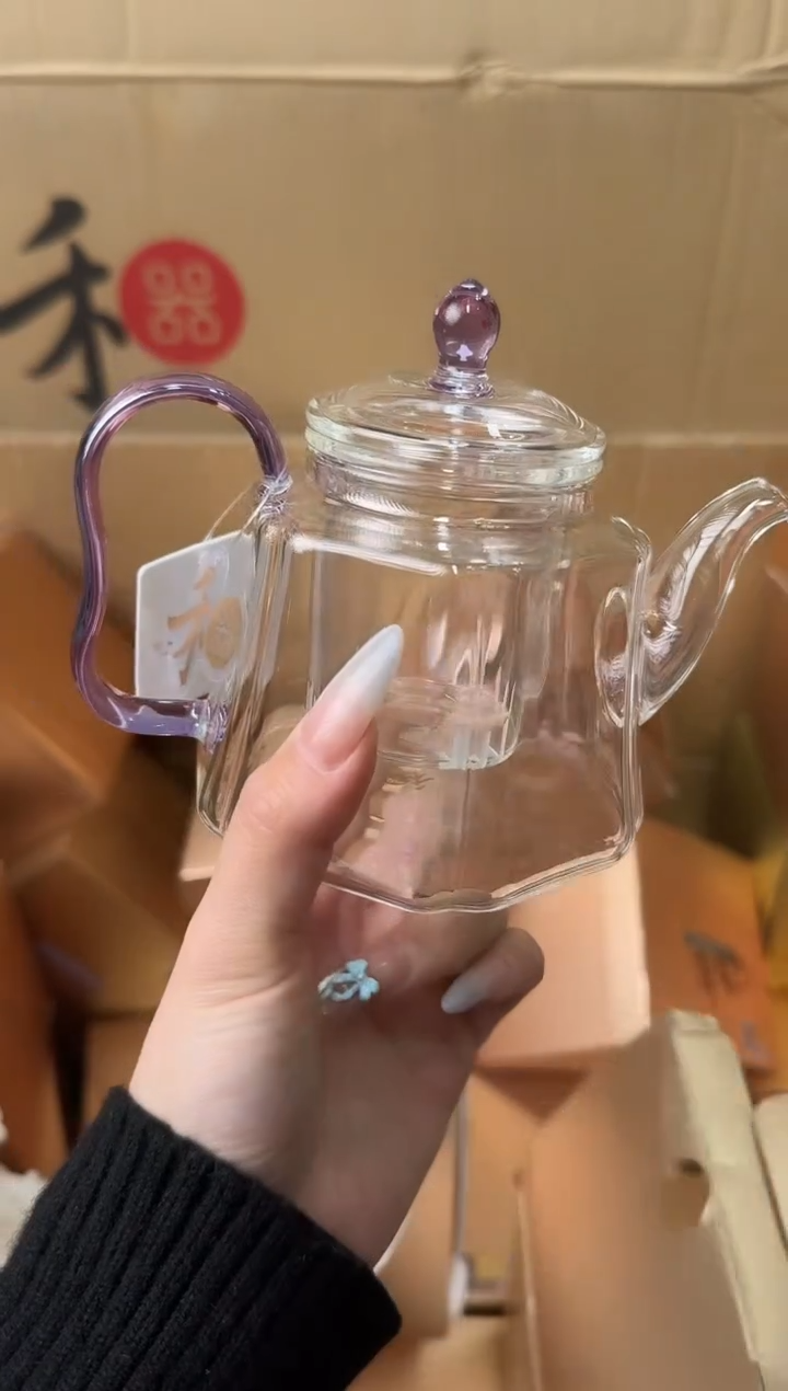 【闪购商品】@@禾器晶彩锦瑞壶浅紫色（无盒）