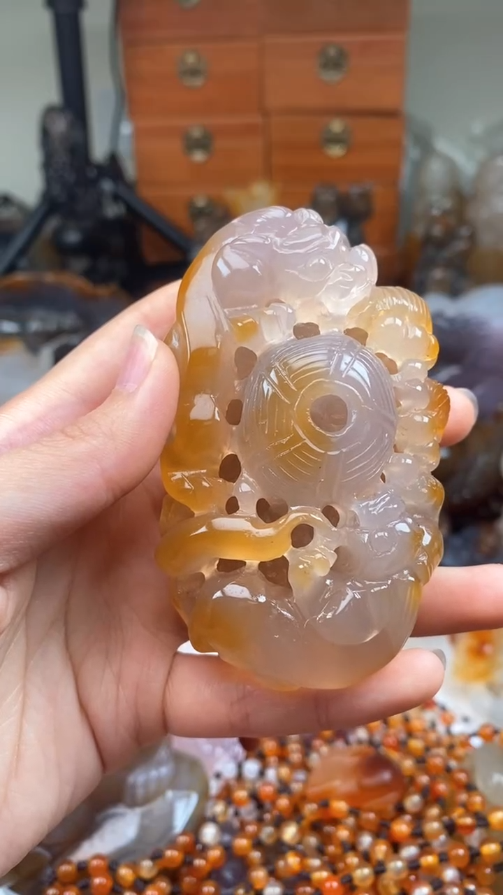 【闪购商品】玛瑙/玉髓颈饰未镶嵌AA