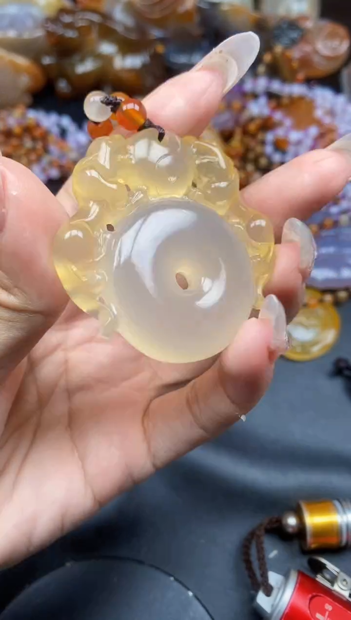 【闪购商品】玛瑙/玉髓颈饰未镶嵌ll