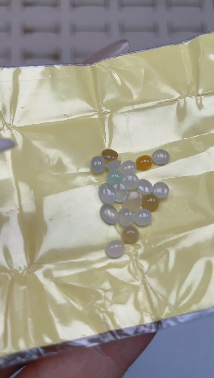 裸石翡翠天然翡翠蛋面12