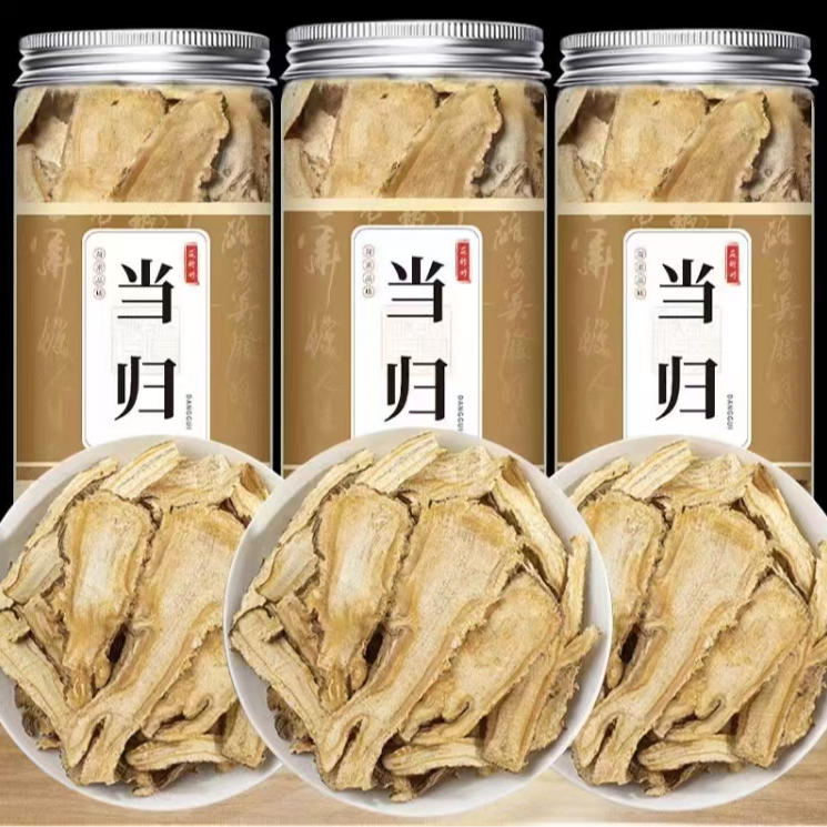 新货净重正宗当归纯头片严选福利产地直发甘肃无硫煲汤泡水当归片
