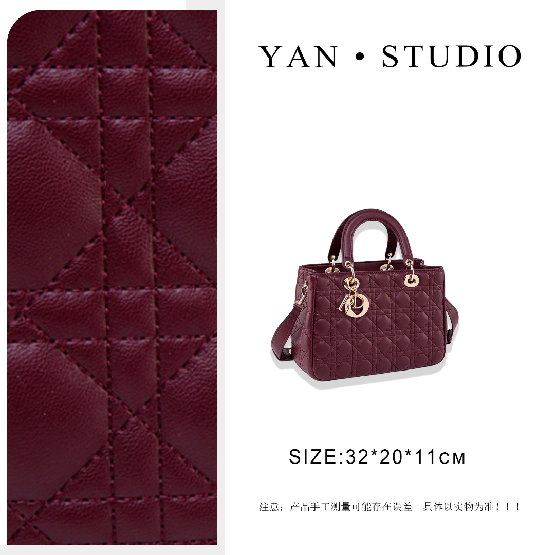 【艳姐甄选】QYX-81679-酒红色-轻奢时尚百搭新款女包