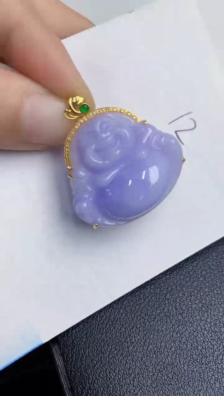 【闪购商品】翡翠颈饰18K金镶嵌000000000