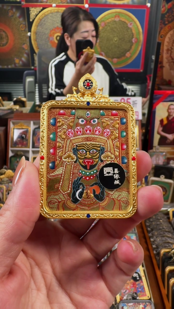 【闪购商品】吊坠壹善缘城手绘唐卡扎基年终大促