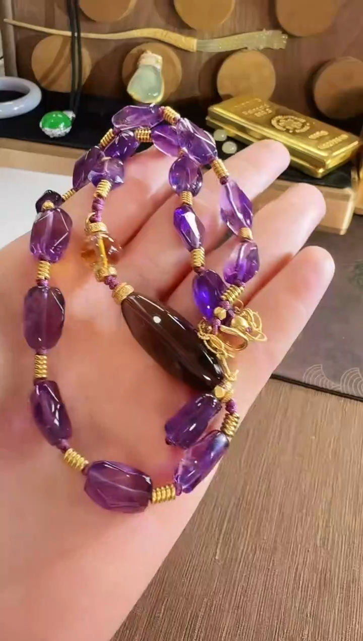 颈饰银S925镶嵌水晶颈饰