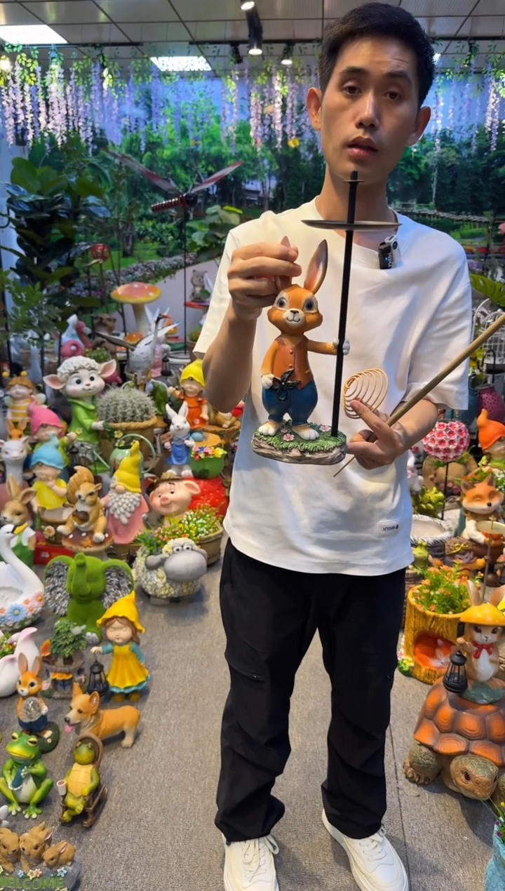 无花朵花园庭院摆件&00&