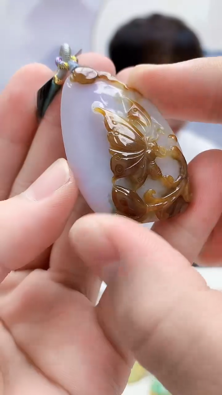 未镶嵌定制翡翠4868bb-毛货挂件8