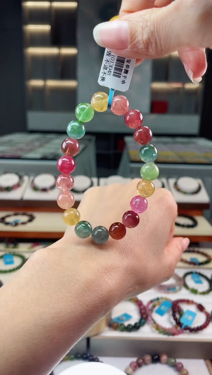 【闪购商品】碧玺单圈手串未镶嵌（多样性发一条）Q