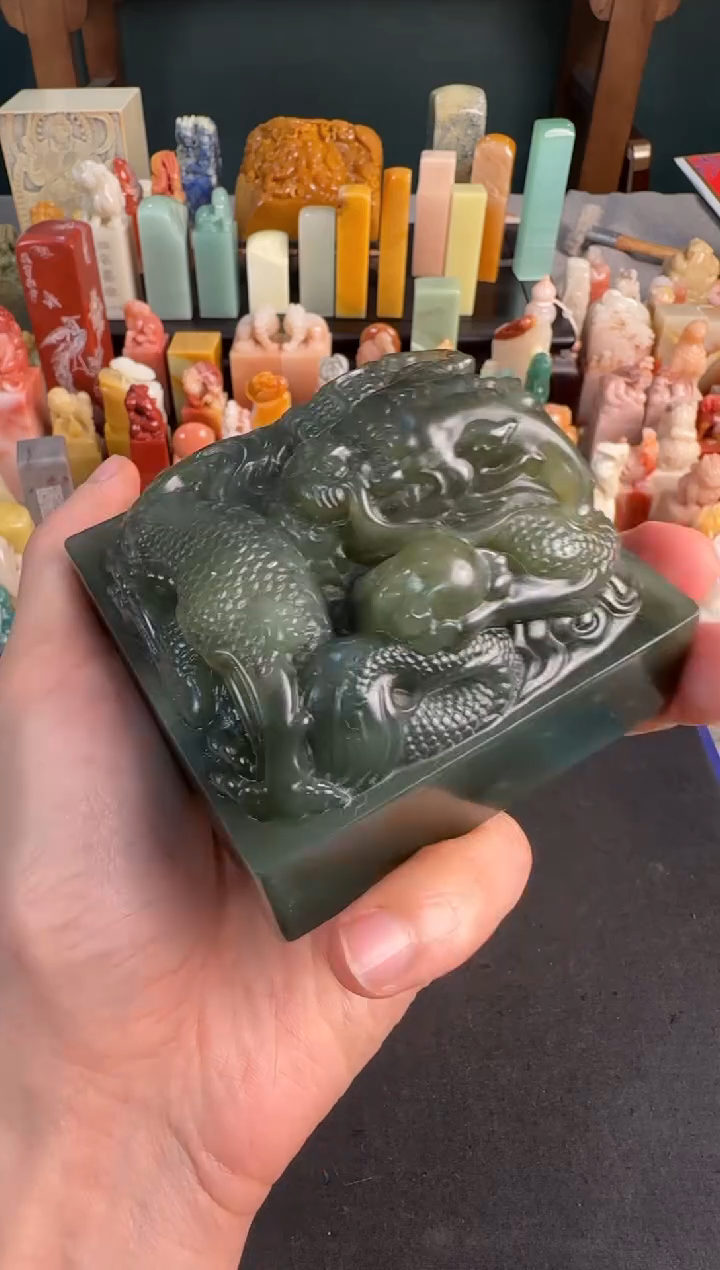 【闪购商品】青田石印石编号编号3085