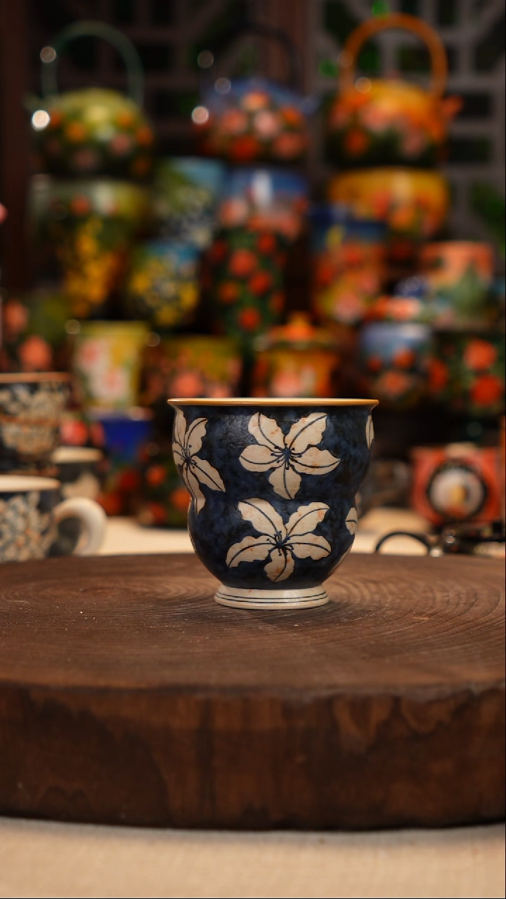 陶瓷 油画釉下彩手绘