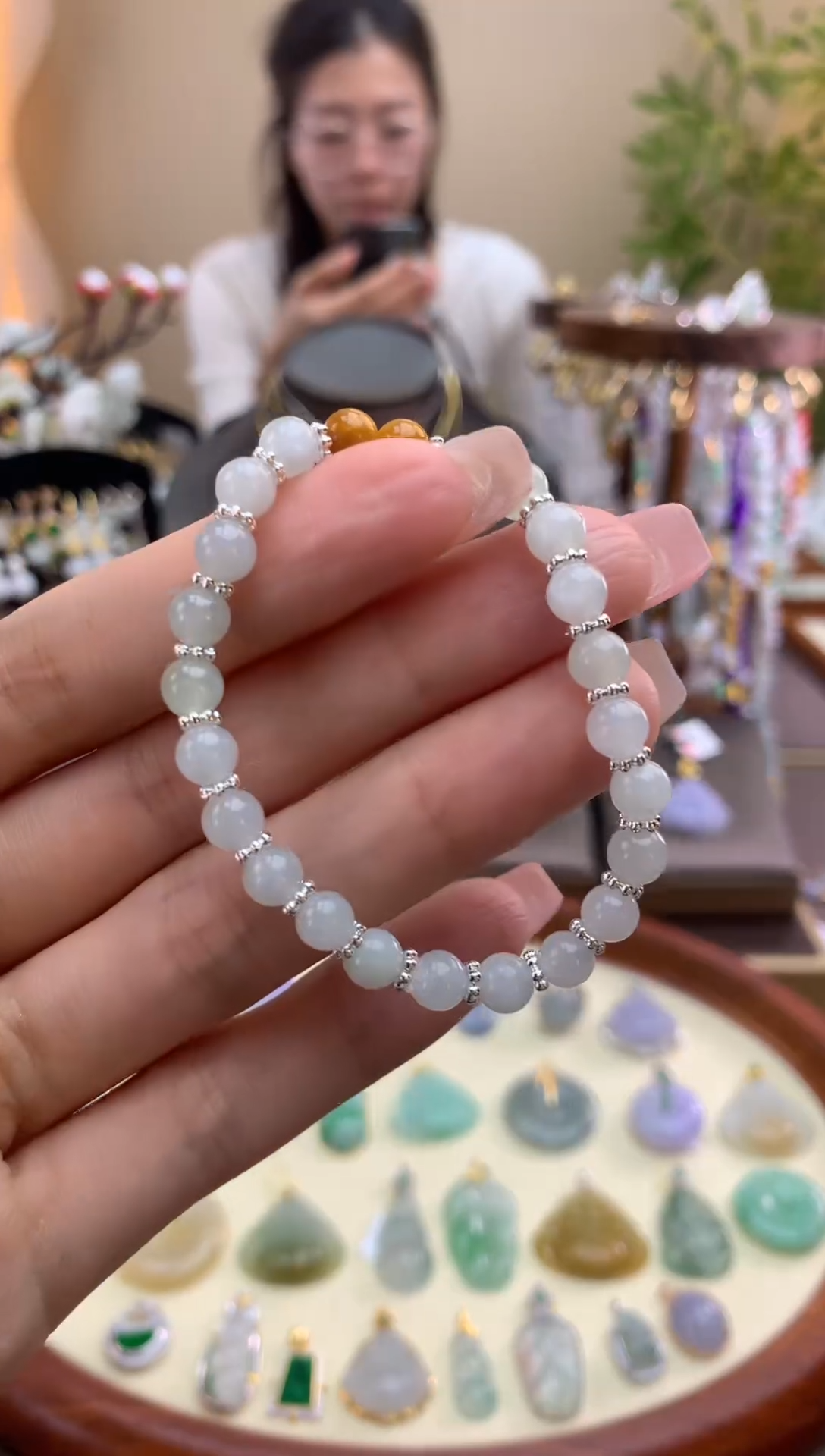 【闪购商品】翡翠颈饰未镶嵌手串