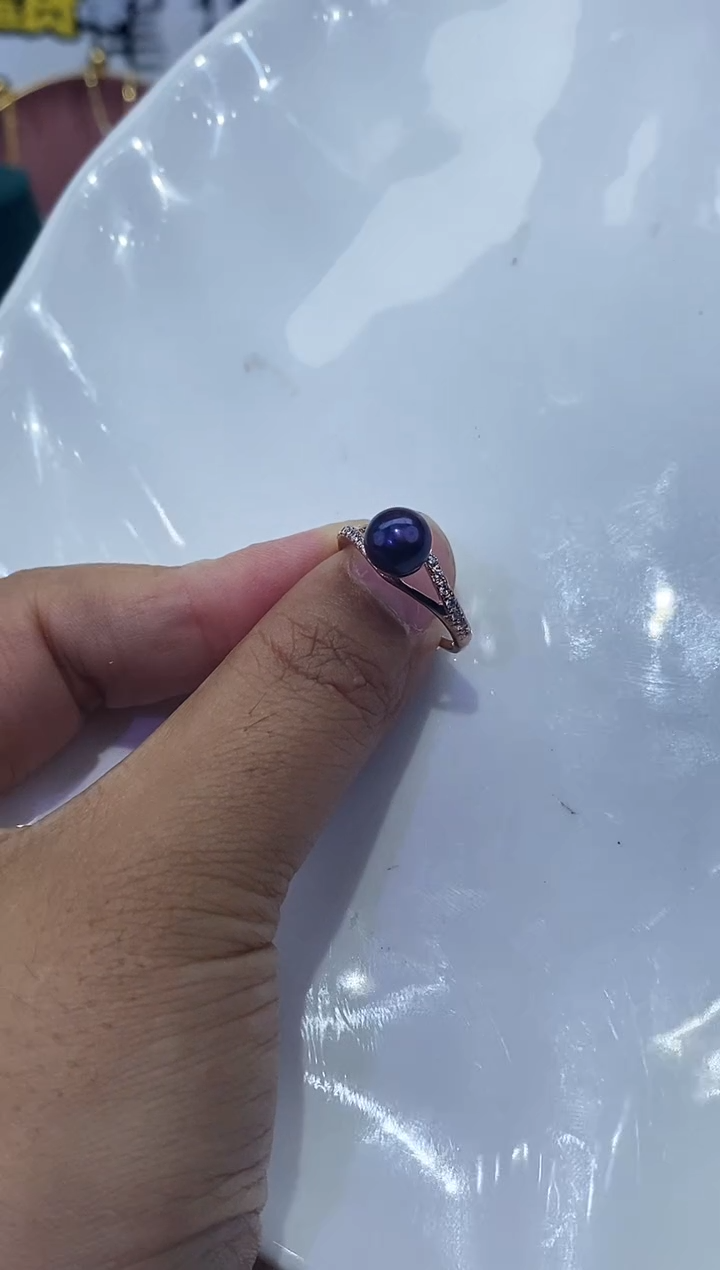 戒指未镶嵌淡水珍珠珍珠戒指