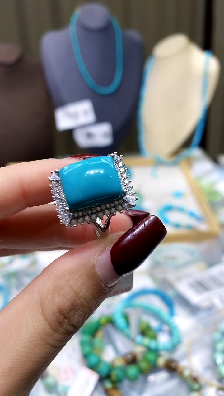 【闪购商品】绿松石戒指未镶嵌529