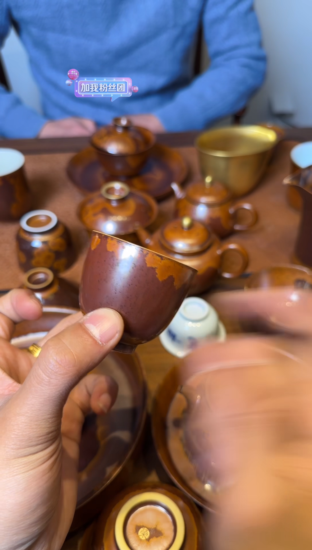 荣器 木首蛋壳杯