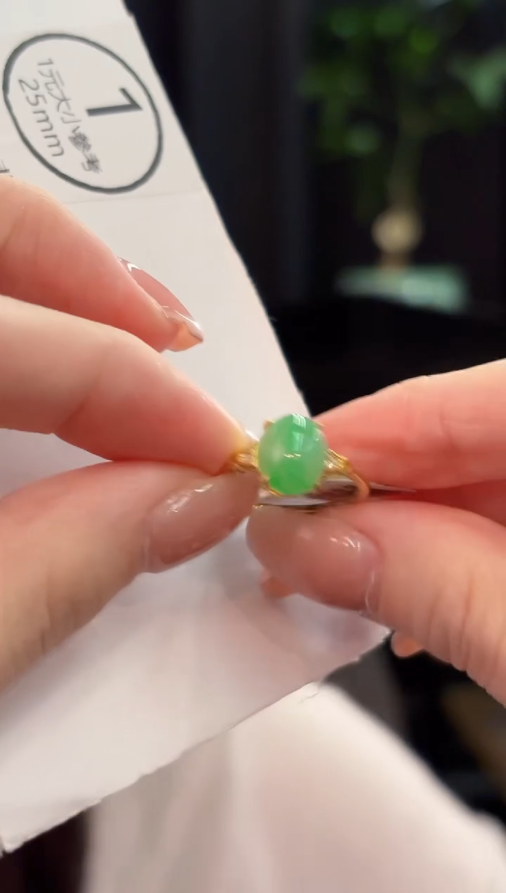 未镶嵌戒指翡翠 缅甸A货/支持复检/一件