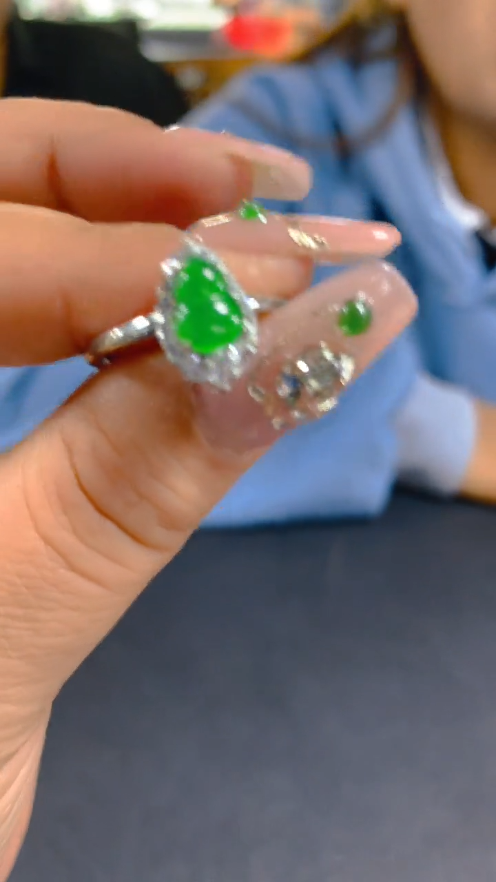 【闪购商品】翡翠戒指未镶嵌1068718296多样性发其一